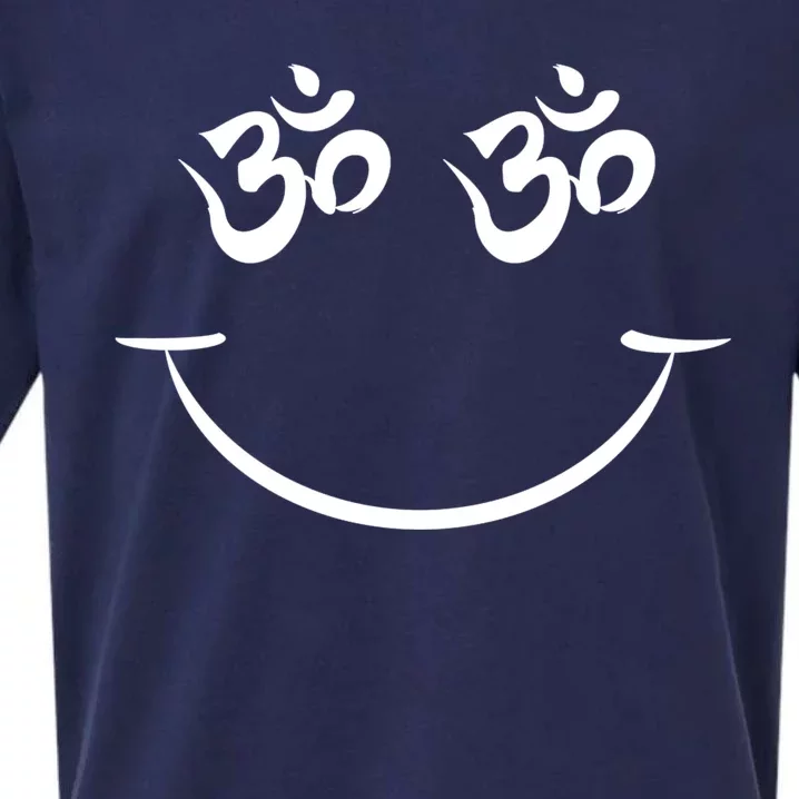 Zen Buddha Buddhist OM AUM Smiley Sueded Cloud Jersey T-Shirt