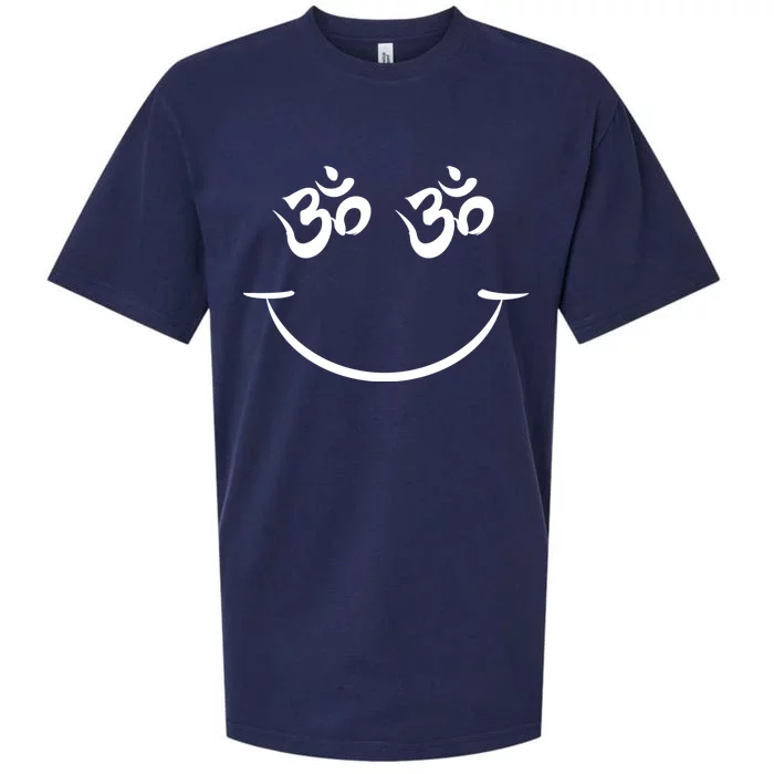 Zen Buddha Buddhist OM AUM Smiley Sueded Cloud Jersey T-Shirt