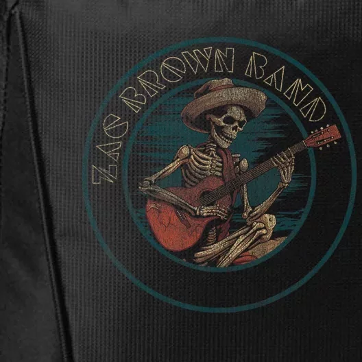 Zac Brown Band Skeleton Guitar City Backpack