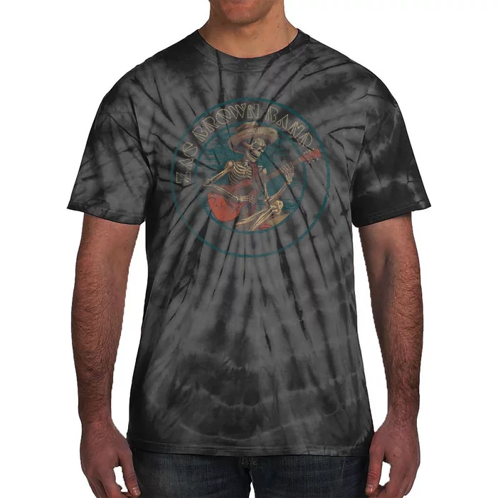 Zac Brown Band Skeleton Guitar Tie-Dye T-Shirt