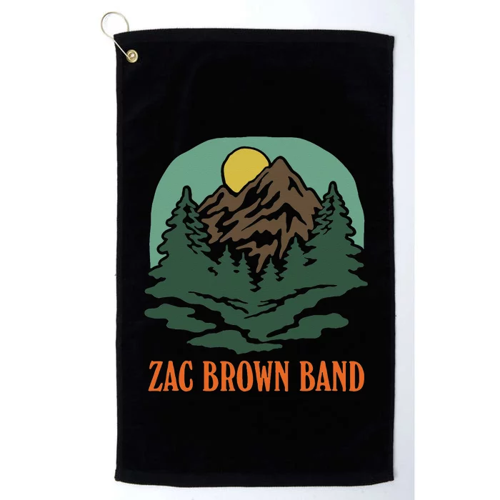 Zac Brown Band Mountain Logo Platinum Collection Golf Towel