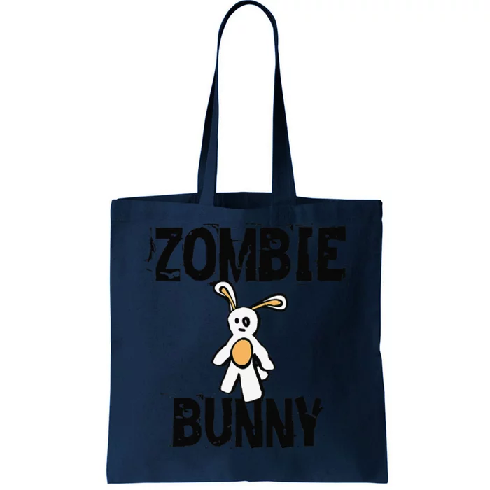 ZOMBIE BUNNY Fun Easter Spring Rabbit Tote Bag