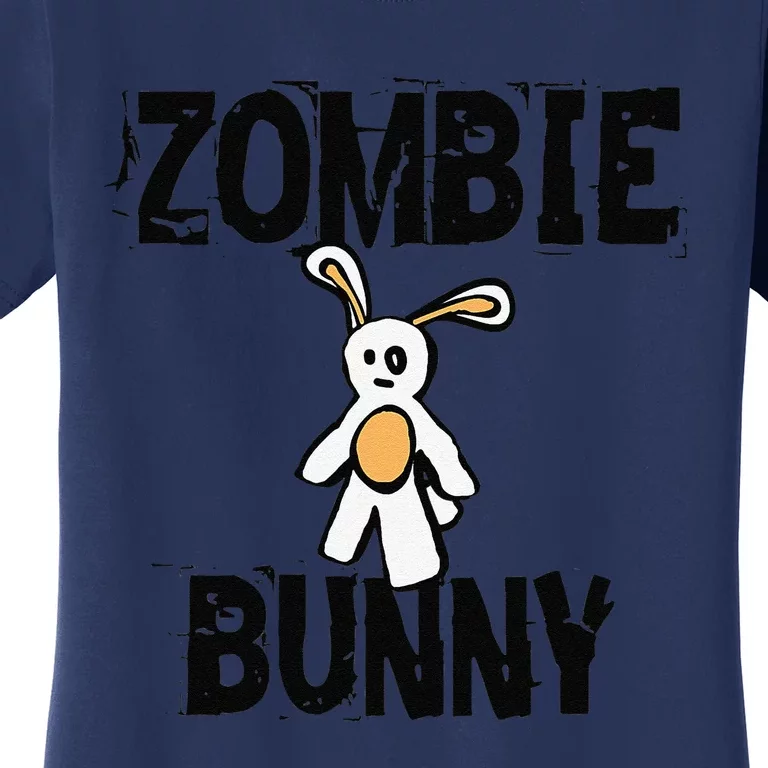 ZOMBIE BUNNY Fun Easter Spring Rabbit Women's T-Shirt