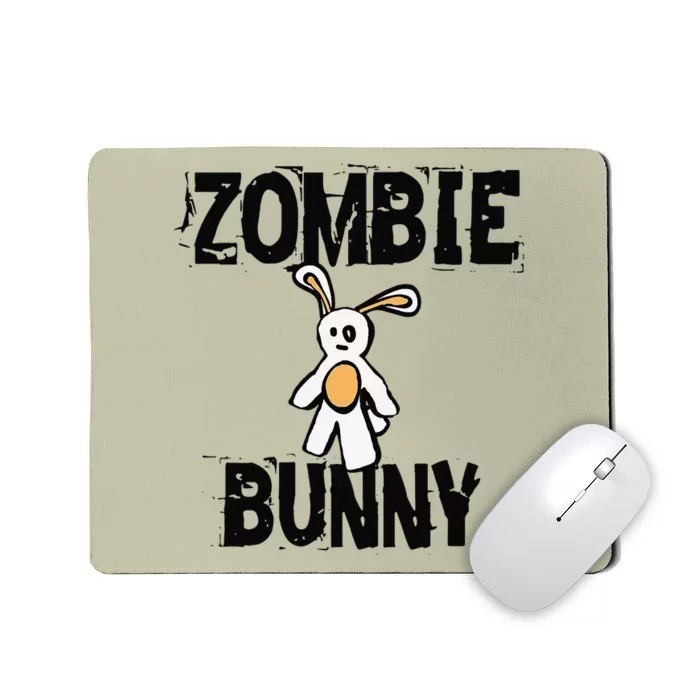 ZOMBIE BUNNY Fun Easter Spring Rabbit Mousepad