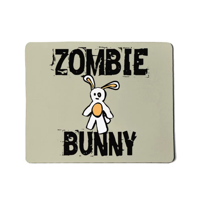 ZOMBIE BUNNY Fun Easter Spring Rabbit Mousepad