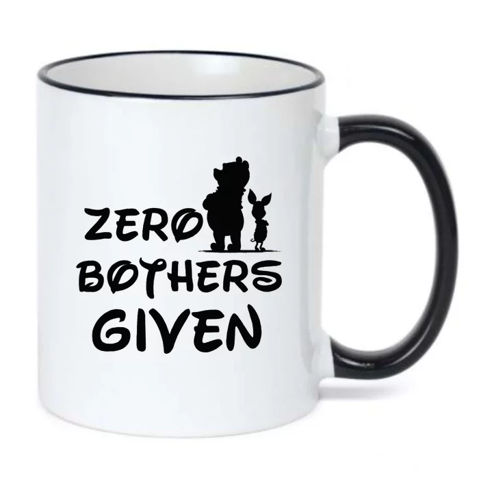 Zero Bothers Given Black Color Changing Mug