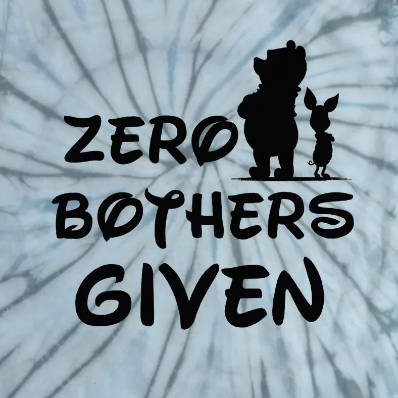 Zero Bothers Given Tie-Dye T-Shirt