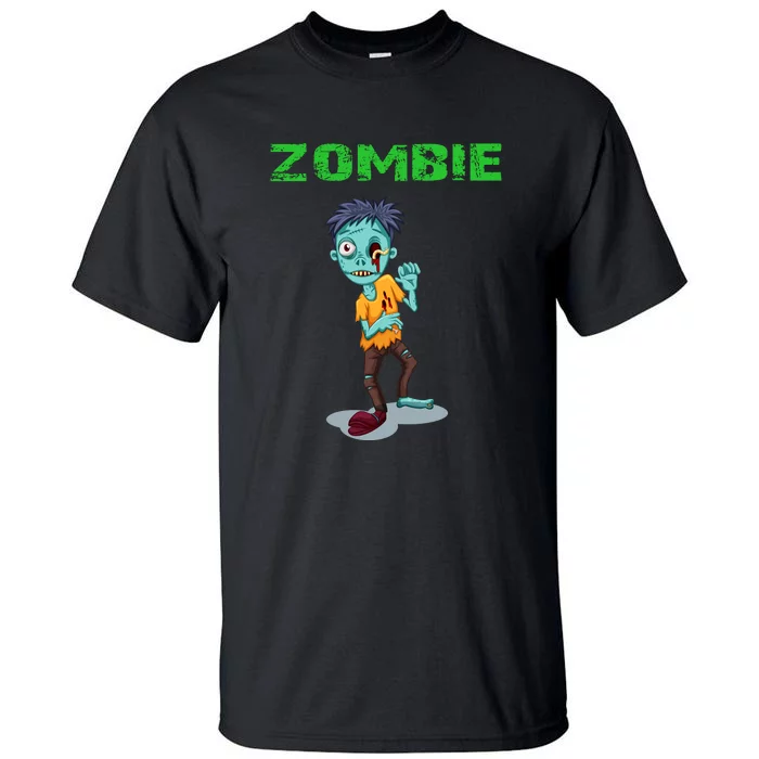 Zombie Boy Halloween Tall T-Shirt