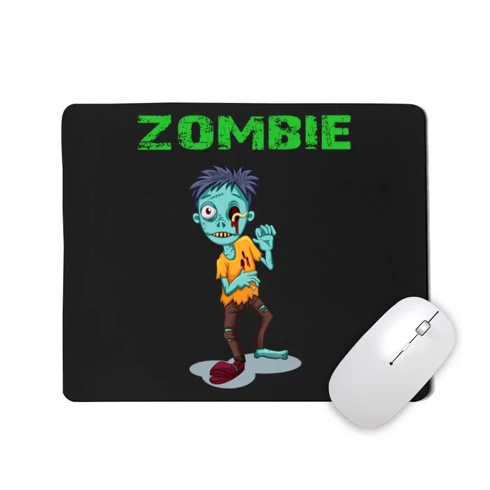 Zombie Boy Halloween Mousepad