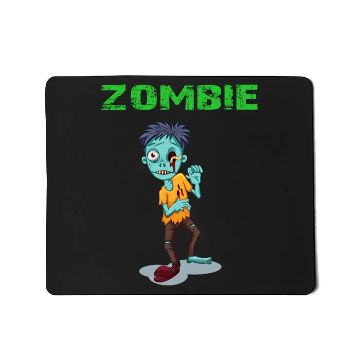 Zombie Boy Halloween Mousepad