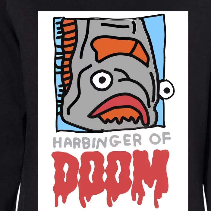 Zoe Bread Harbinger Of Doom Womens California Wash Sweatshirt