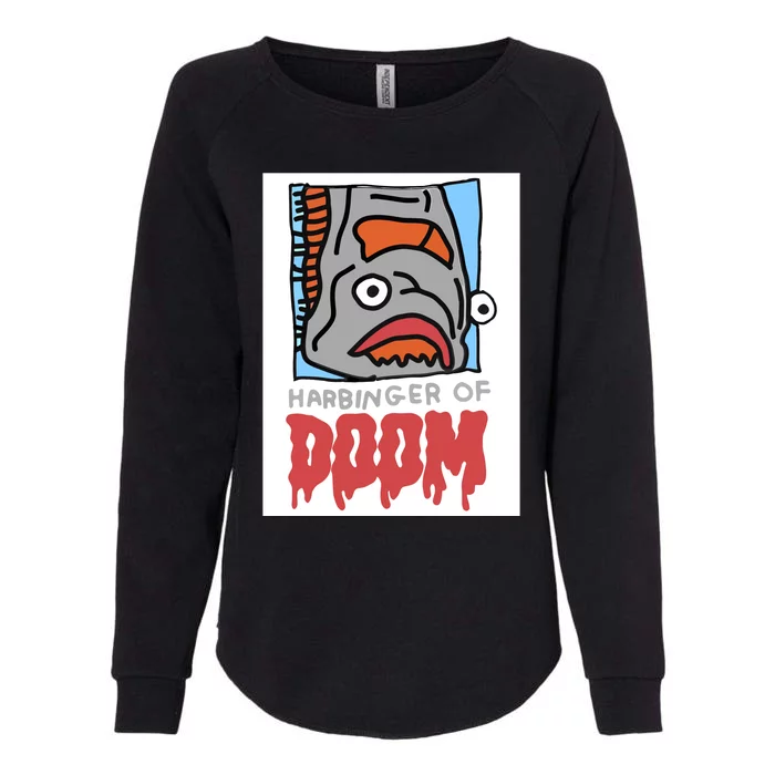 Zoe Bread Harbinger Of Doom Womens California Wash Sweatshirt