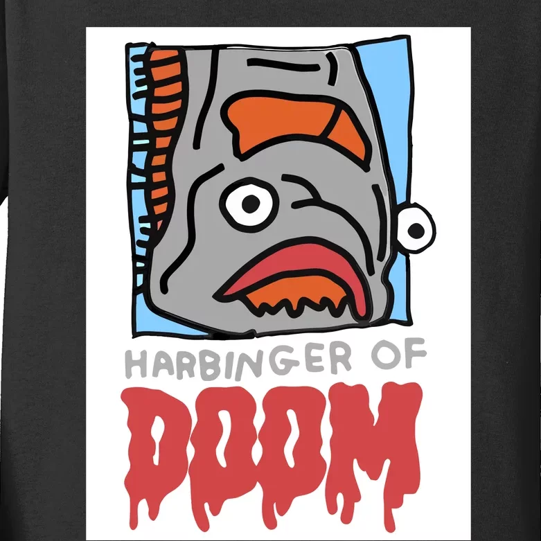 Zoe Bread Harbinger Of Doom Kids Long Sleeve Shirt