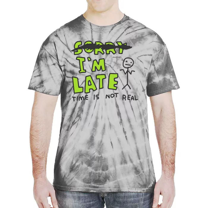 Zoe Bread IM Late Time Is Not Real Tie-Dye T-Shirt