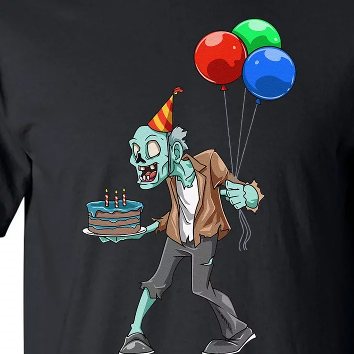 Zombie Birthday Party Zombie Party Halloween Birthday Party Tall T-Shirt