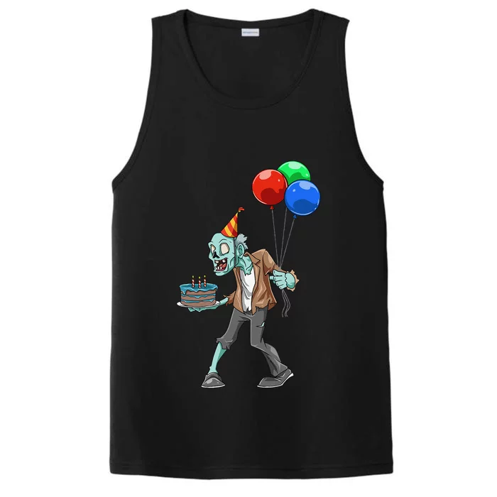 Zombie Birthday Party Zombie Party Halloween Birthday Party Performance Tank