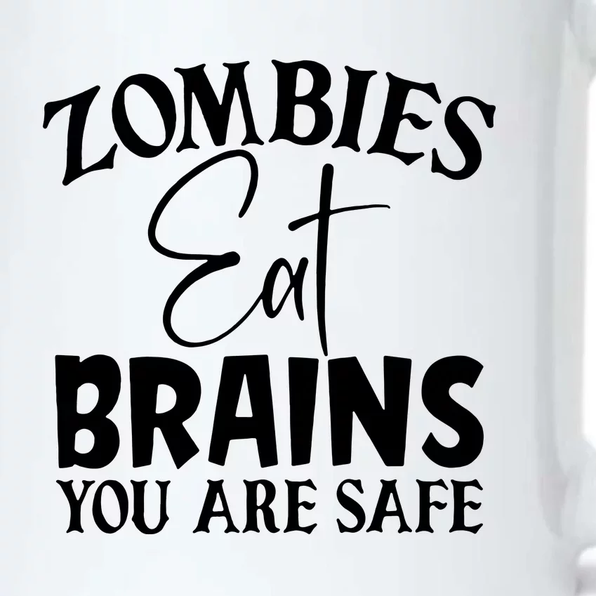 Zombies Brains Safe Black Color Changing Mug