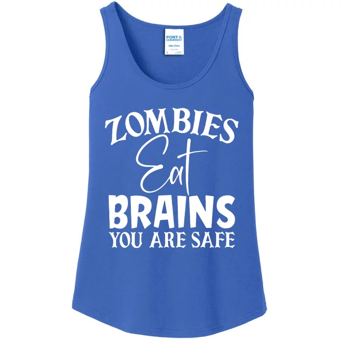 Zombies Brains Safe Ladies Essential Tank