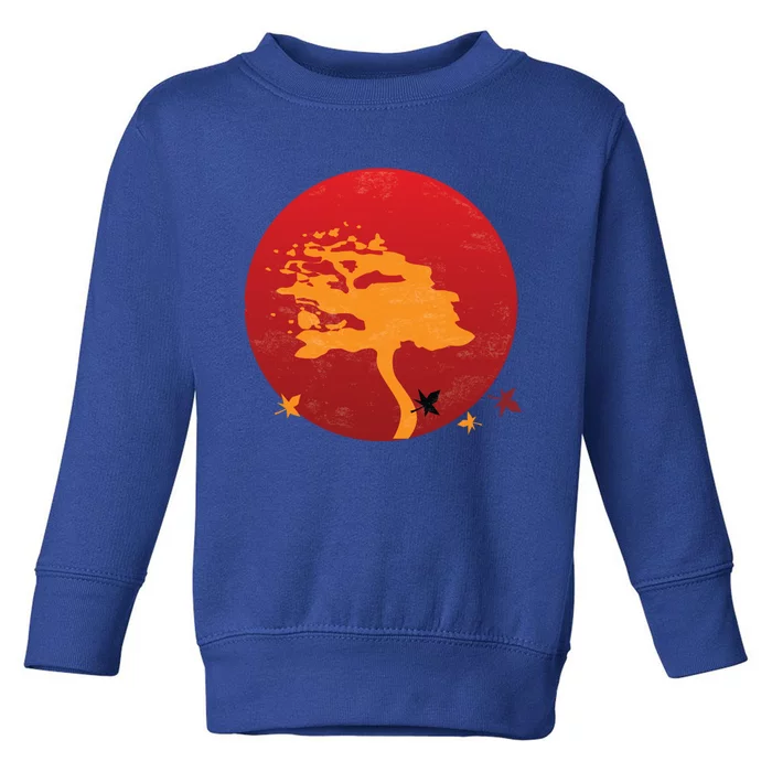 Zen Bonsai Tree Meaningful Gift Calligraphy Circle Yoga Graphic Art Gift Toddler Sweatshirt