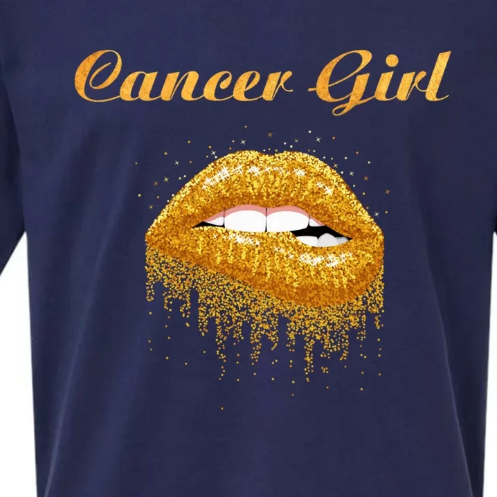 Zodiac Cancer Astrology Lipstick Gift Sueded Cloud Jersey T-Shirt