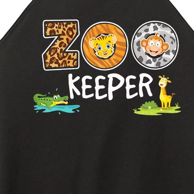 Zookeeper Costume African Savanna Zoo Keeper Animals Lover Women’s Perfect Tri Rocker Tank