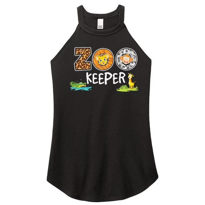 Zookeeper Costume African Savanna Zoo Keeper Animals Lover Women’s Perfect Tri Rocker Tank