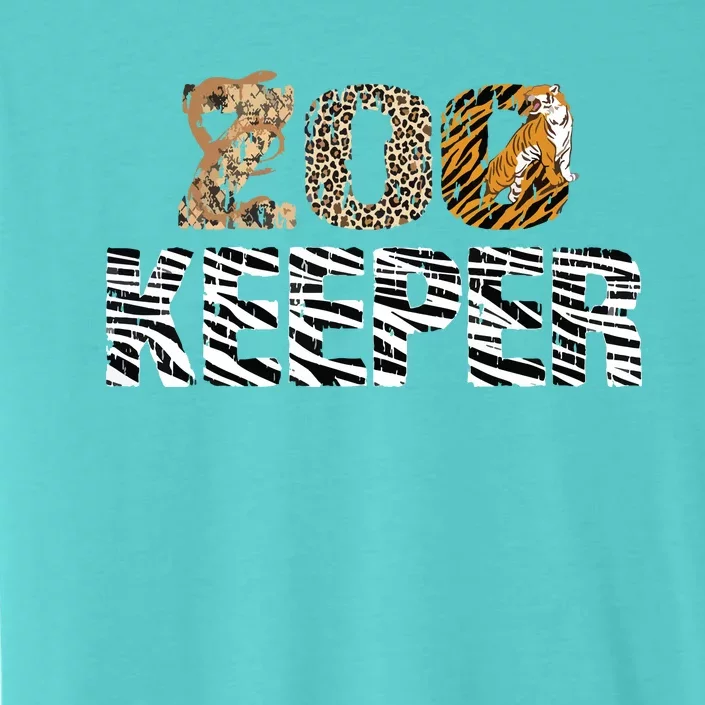 Zookeeper Costume African Animals Zebra Wild Print Savanna ChromaSoft Performance T-Shirt