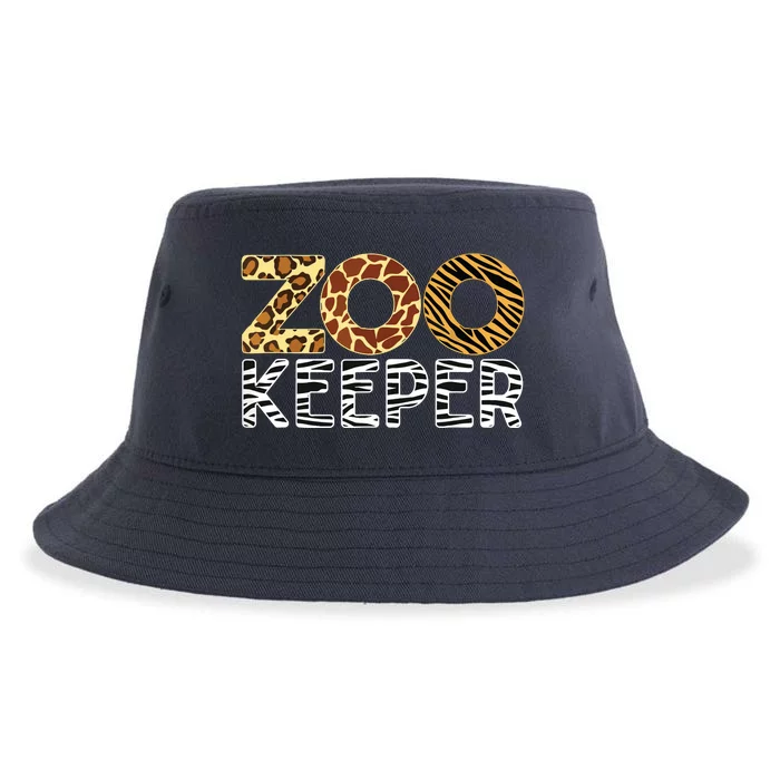 Zookeeper Costume African Animals Zebra Wild Print Savanna Sustainable Bucket Hat