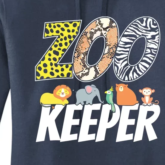 Zookeeper Costume African Savanna Zoo Keeper Animals Lover Women's Pullover Hoodie