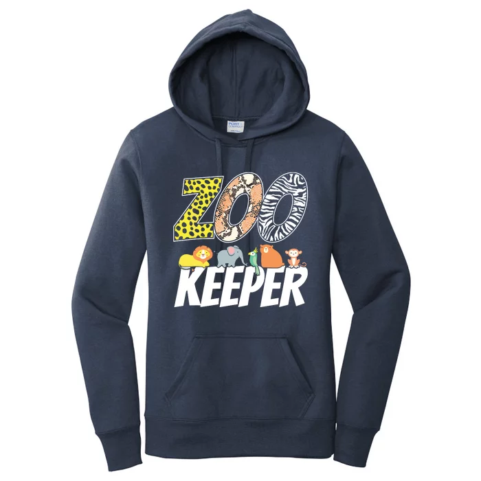 Zookeeper Costume African Savanna Zoo Keeper Animals Lover Women's Pullover Hoodie