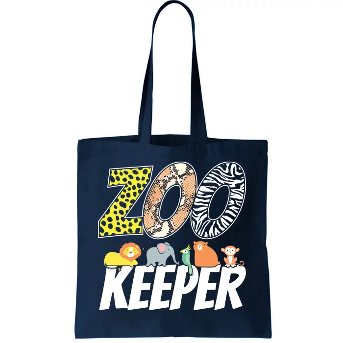 Zookeeper Costume African Savanna Zoo Keeper Animals Lover Tote Bag