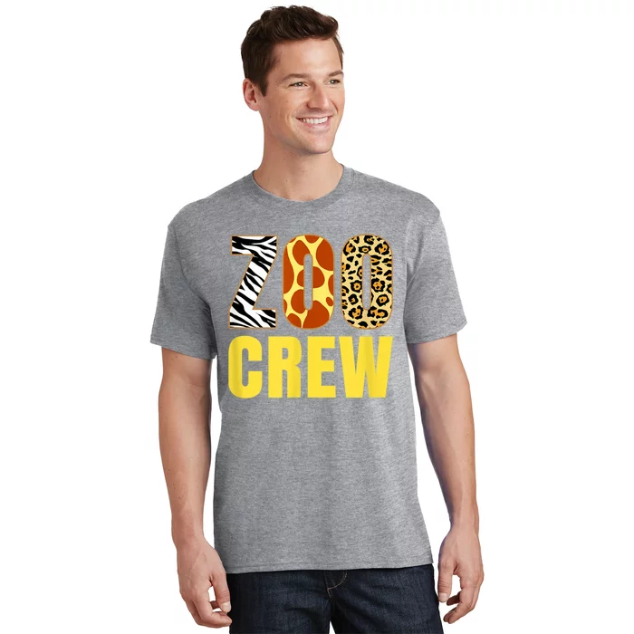 Zoo Crew Animal Print For Baby Or Adults Zoo Group T-Shirt