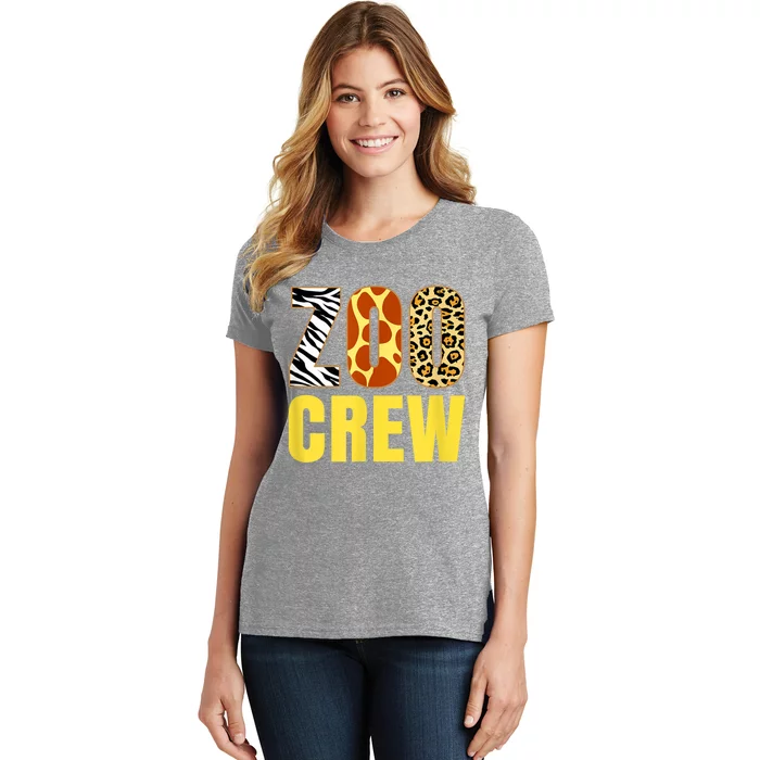 Zoo Crew Animal Print For Baby Or Adults Zoo Group Women's T-Shirt