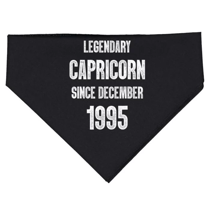 Zodiac Capricorn Birthday Legendary December 1995 USA-Made Doggie Bandana