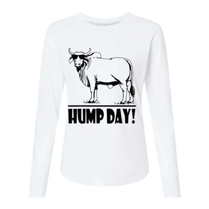 Zebu Cattle Brahma Bulls Funny Hump Day Meme Bovine Meat Womens Cotton Relaxed Long Sleeve T-Shirt