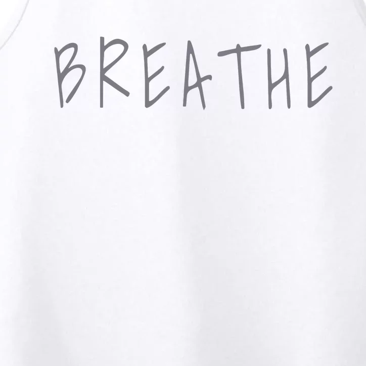 Zen Calm Breathe Yoga Meditation Performance Tank