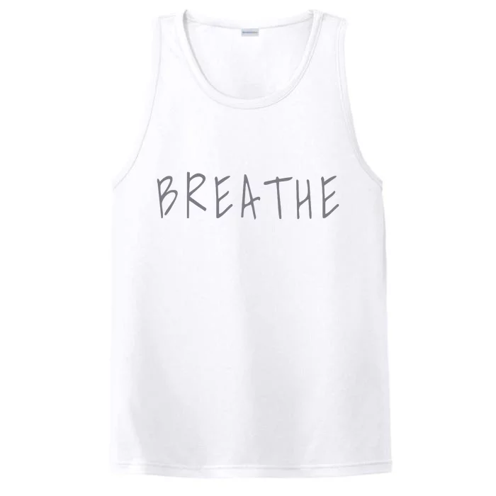 Zen Calm Breathe Yoga Meditation Performance Tank