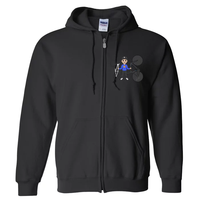 ZMann's Cycling Camp Fundraiser Premium Full Zip Hoodie