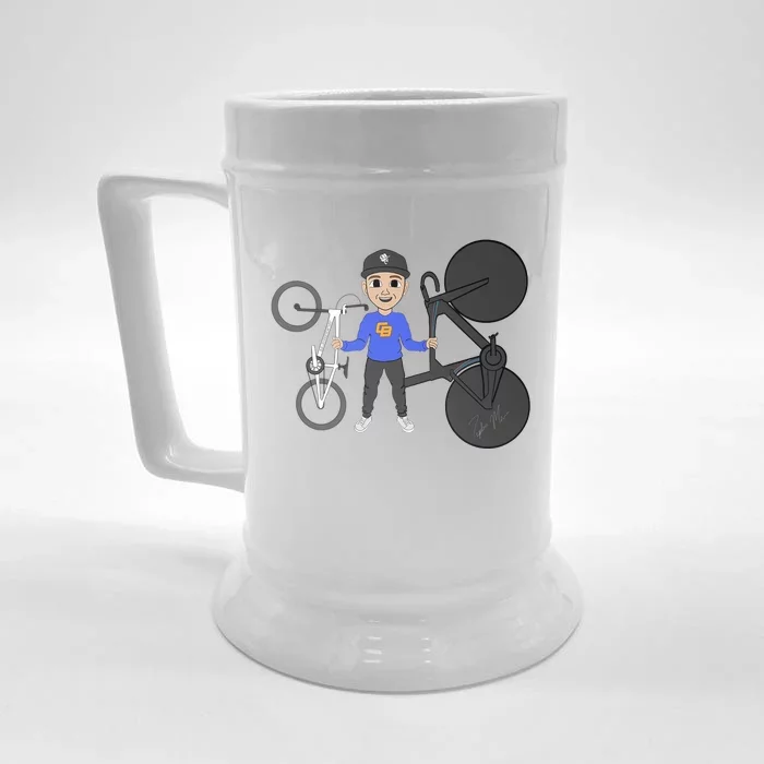 ZMann's Cycling Camp Fundraiser Premium Front & Back Beer Stein