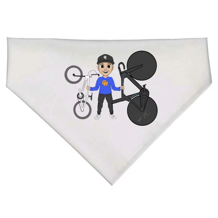 ZMann's Cycling Camp Fundraiser Premium USA-Made Doggie Bandana