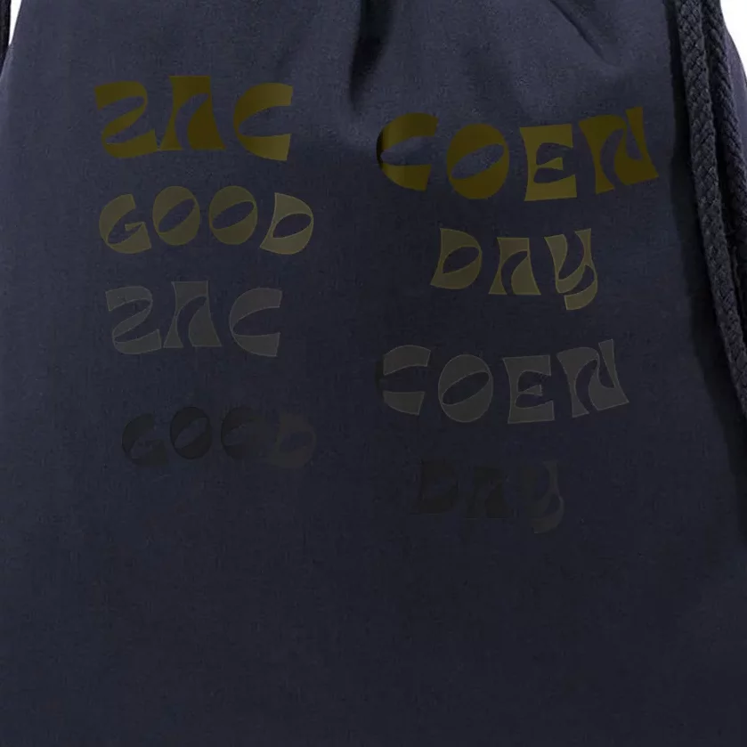 Zac Coen Good Day Drawstring Bag