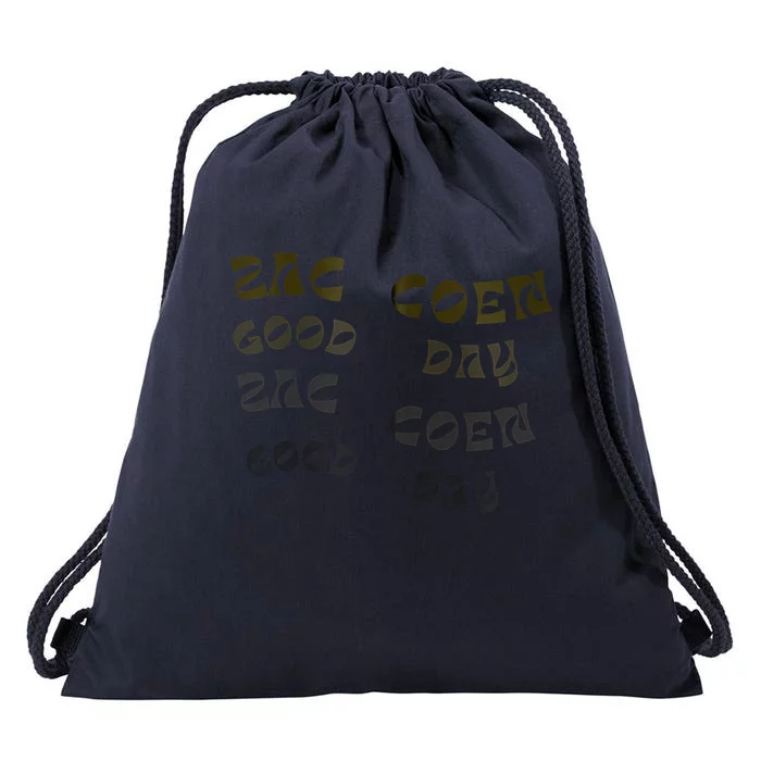 Zac Coen Good Day Drawstring Bag