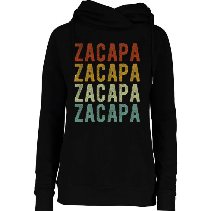 Zacapa City Guatemala Womens Funnel Neck Pullover Hood