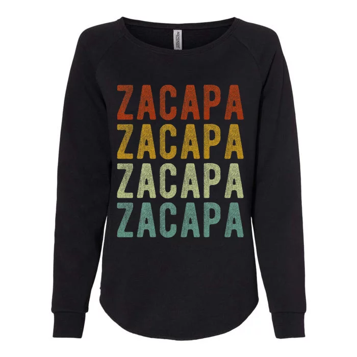 Zacapa City Guatemala Womens California Wash Sweatshirt