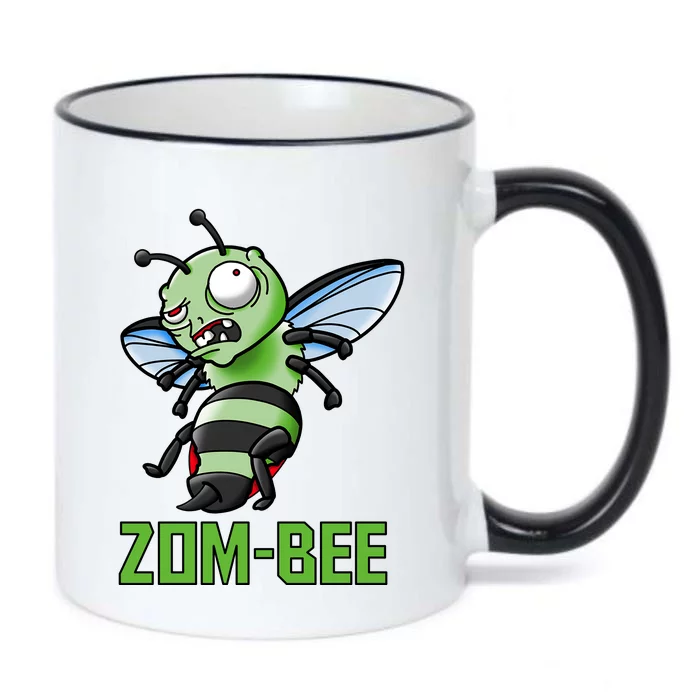 Zombee Cute Halloween Zombie Bee Pun Black Color Changing Mug