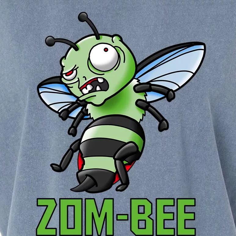 Zombee Cute Halloween Zombie Bee Pun Garment-Dyed Women's Muscle Tee