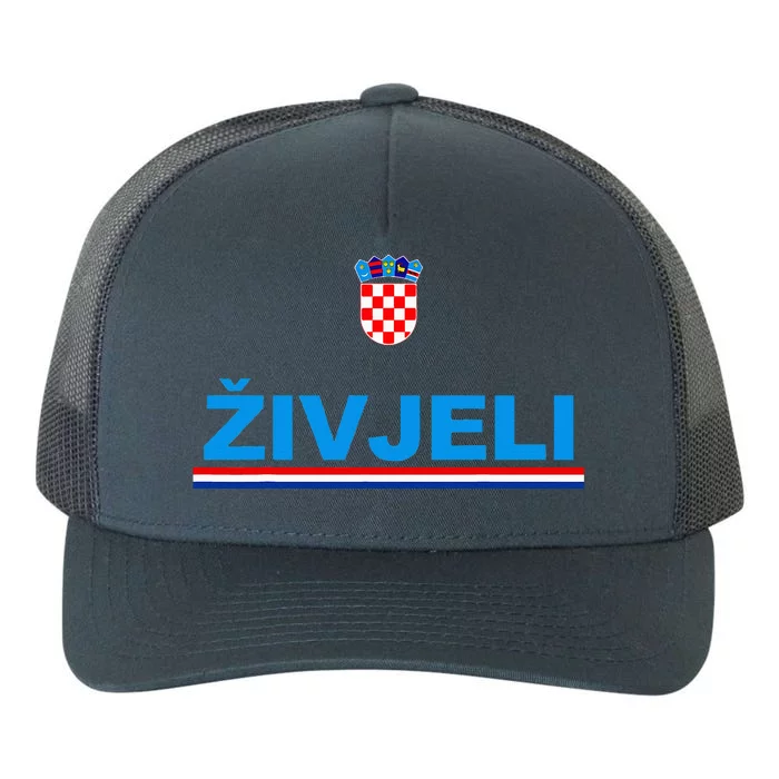 Zivjeli! Cheers In Croatian Yupoong Adult 5-Panel Trucker Hat