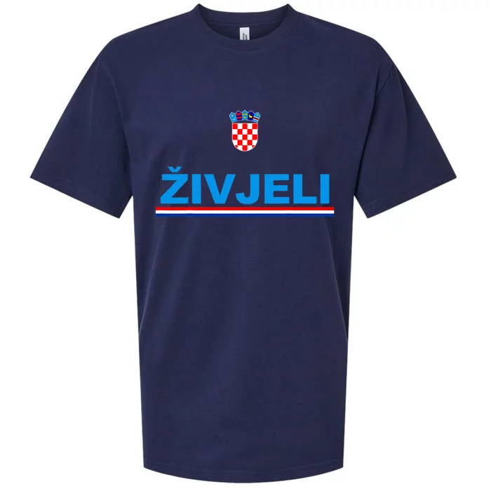 Zivjeli! Cheers In Croatian Sueded Cloud Jersey T-Shirt