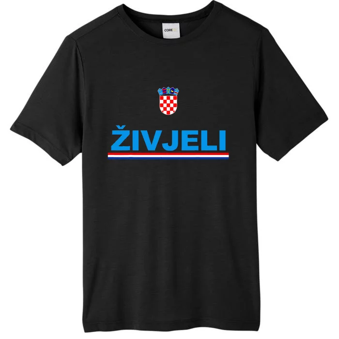 Zivjeli! Cheers In Croatian Funny Croatia Souvenir ChromaSoft Performance T-Shirt