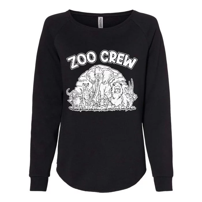 Zoo Crew Job Zookeepping Zookeeper Zoo Keeper Keeping Womens California Wash Sweatshirt